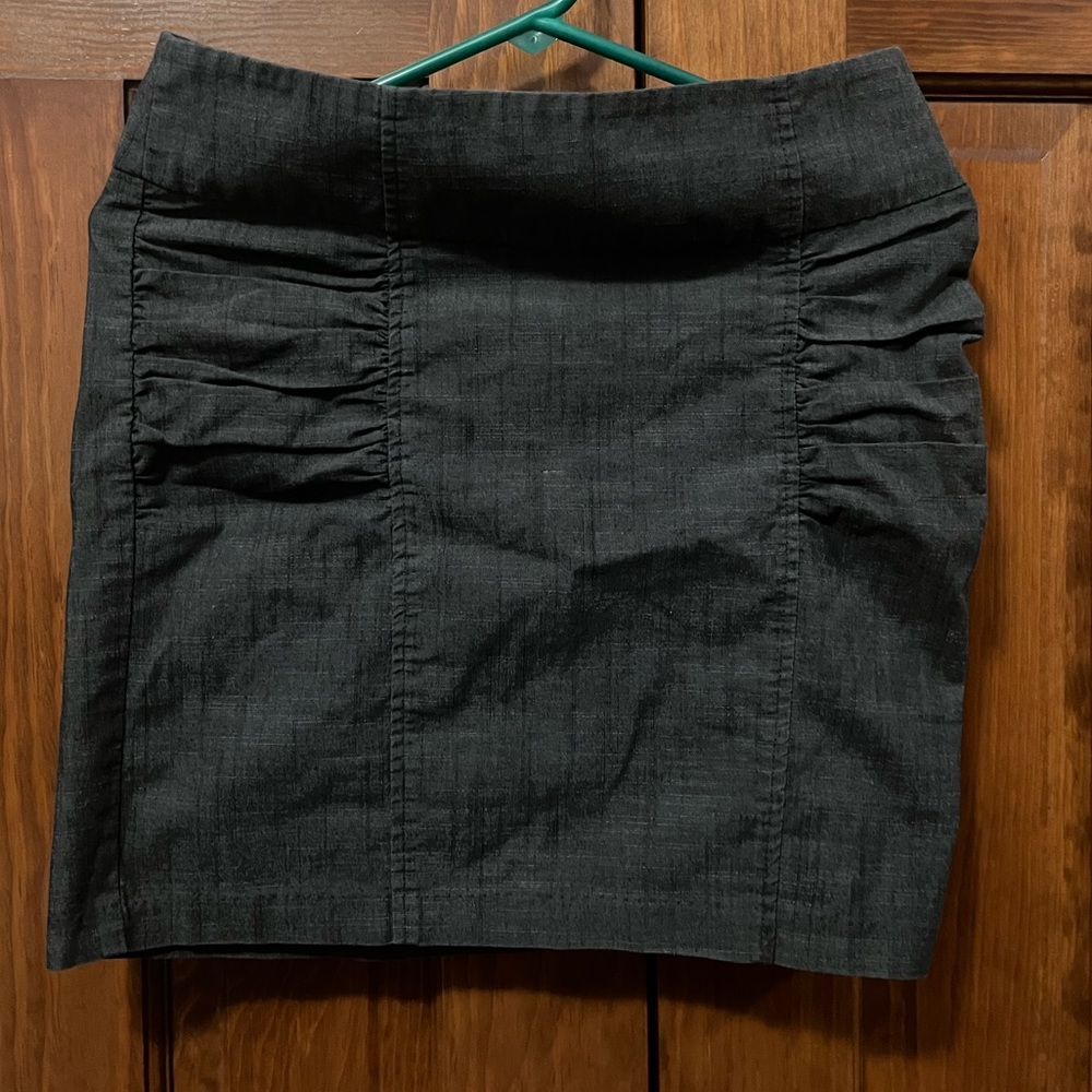 Short Gray Mini Skirt
